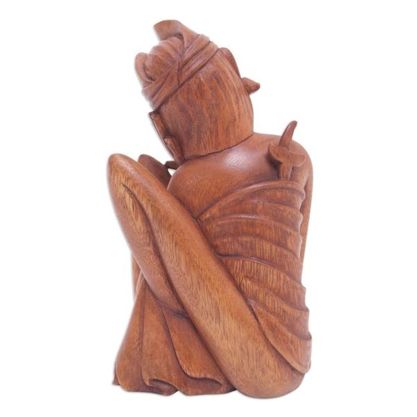 Alternate image for Wood statuette Balinese Man