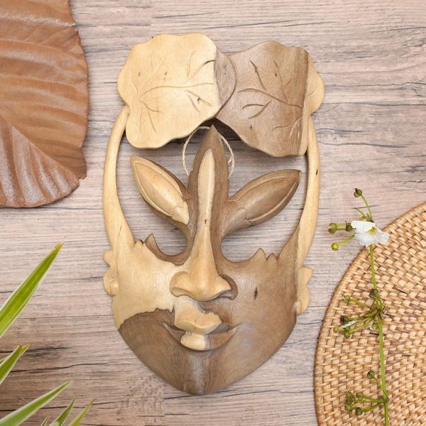 Alternate image for Wood mask Water Lily Princess