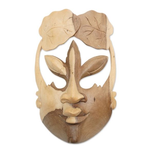 Alternate image for Wood mask Water Lily Princess