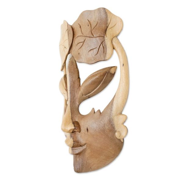 Alternate image for Wood mask Water Lily Princess