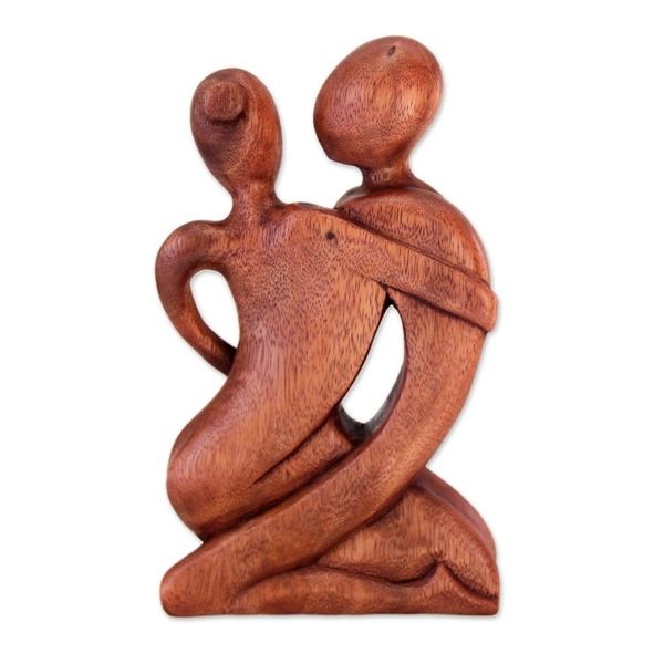 Alternate image for Romantic Wood Sculpture Beside Me