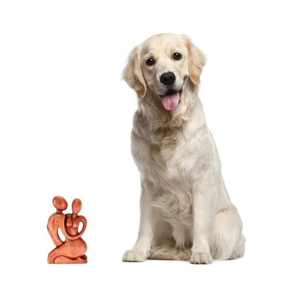 Alternate image for Romantic Wood Sculpture Beside Me