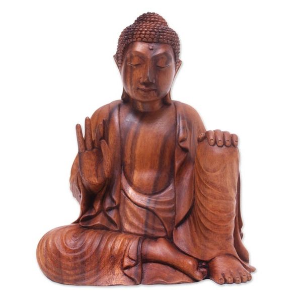 Alternate image for Suar Wood Sculpture Buddhas Lesson