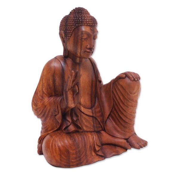 Alternate image for Suar Wood Sculpture Buddhas Lesson