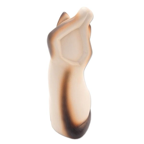 Alternate image for Wood statuette Siamese Cat Stretch