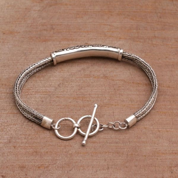 Alternate image for Sterling Silver and Gold Accent Chain Bracelet Majapahit Princess