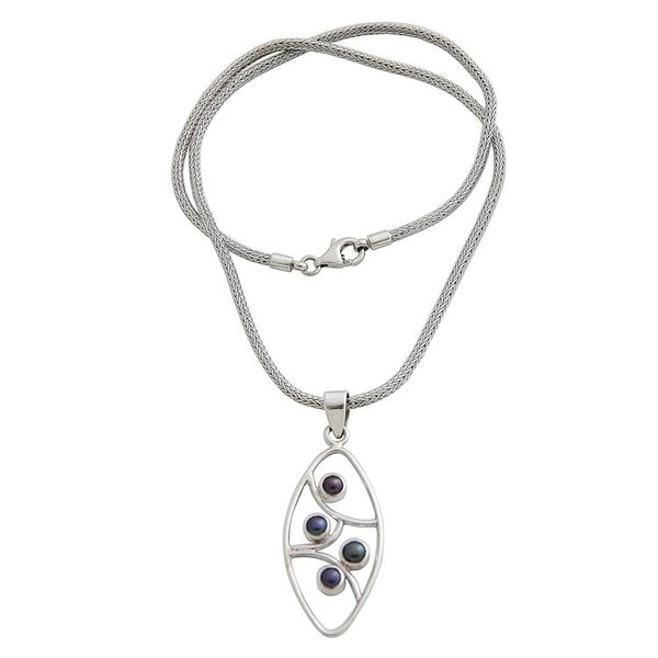 Alternate image for Cultured pearl pendant necklace Iridescent Hope