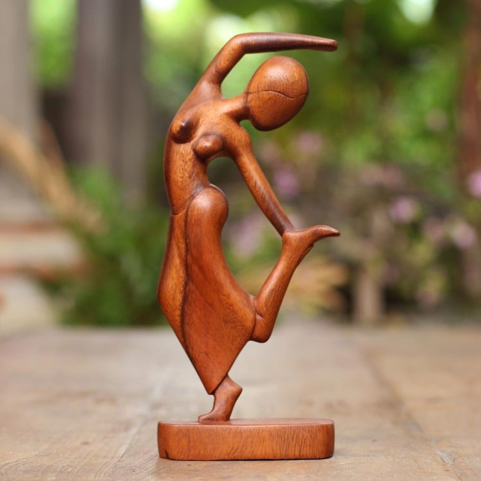 Wood sculpture 'Spirit Dancer'
