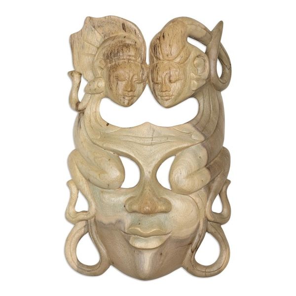 Alternate image for Modern Wood Mask Soulmates