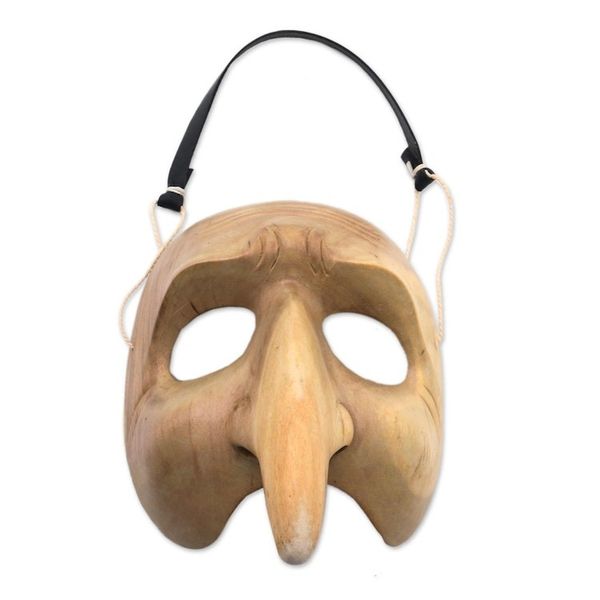 Alternate image for Wood mask Long Nosed Clown