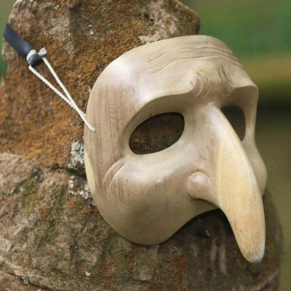 Alternate image for Wood mask Long Nosed Clown