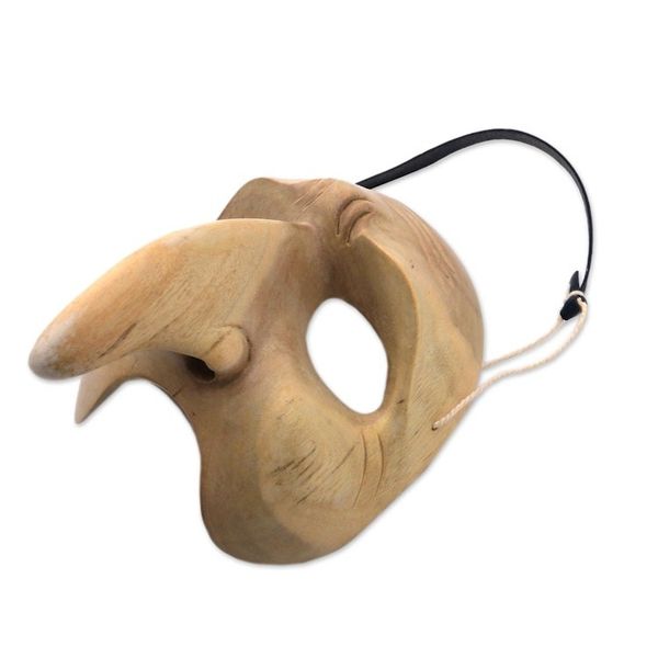 Alternate image for Wood mask Long Nosed Clown