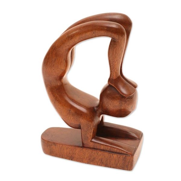 Alternate image for Wood Yoga Sculpture Abstract Gymnast