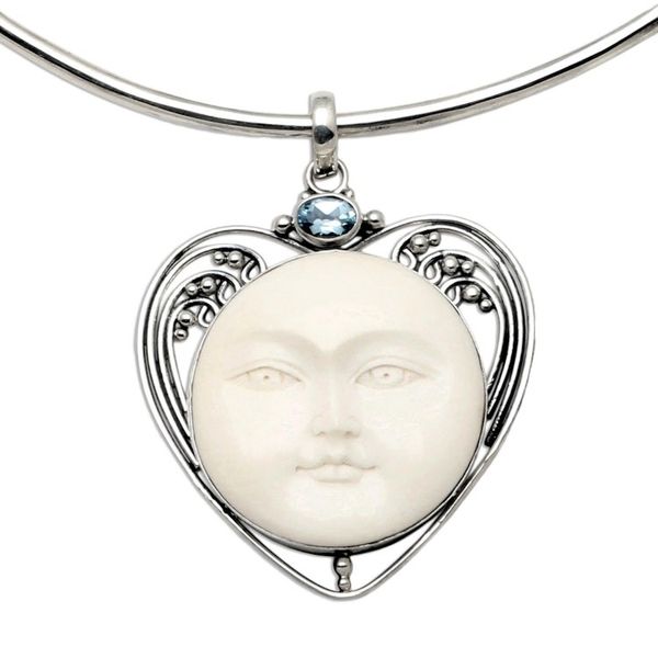 Alternate image for Blue topaz choker My Beloved