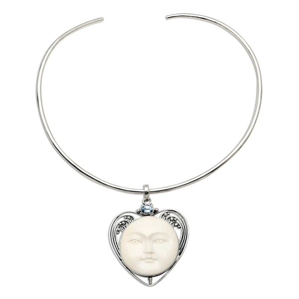 Alternate image for Blue topaz choker My Beloved
