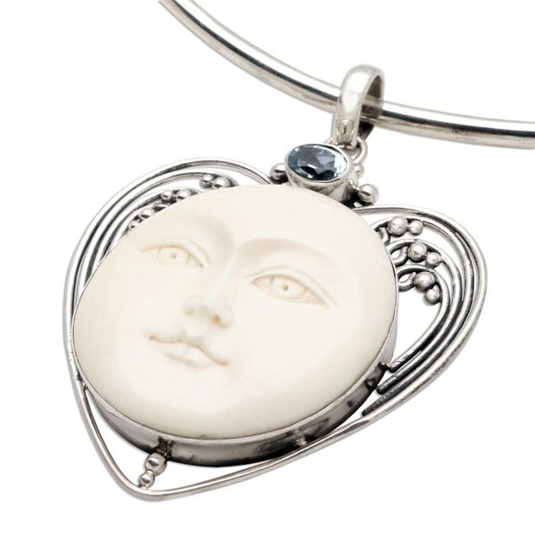 Alternate image for Blue topaz choker My Beloved
