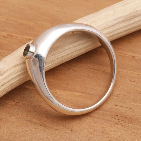 Alternate image for Peridot And Sterling Silver Ring A Promise