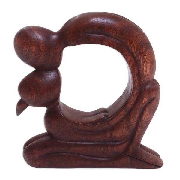 Alternate image for Romantic Wood Sculpture Loving Tenderness