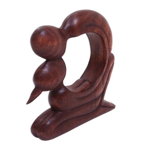 Alternate image for Romantic Wood Sculpture Loving Tenderness