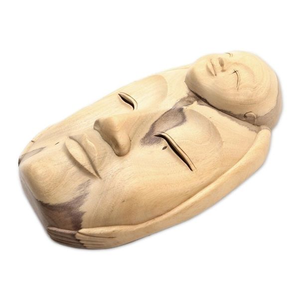 Alternate image for Modern Wood Mask from Indonesia Mother Love