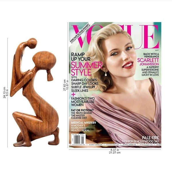 Alternate image for Hand Crafted Mother and Child Sculpture Moment of Tenderness