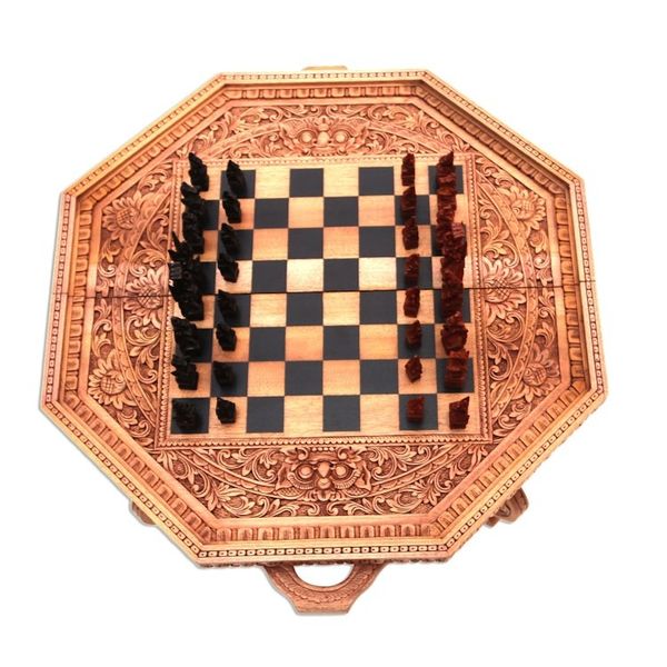 Alternate image for Wood chess set The General