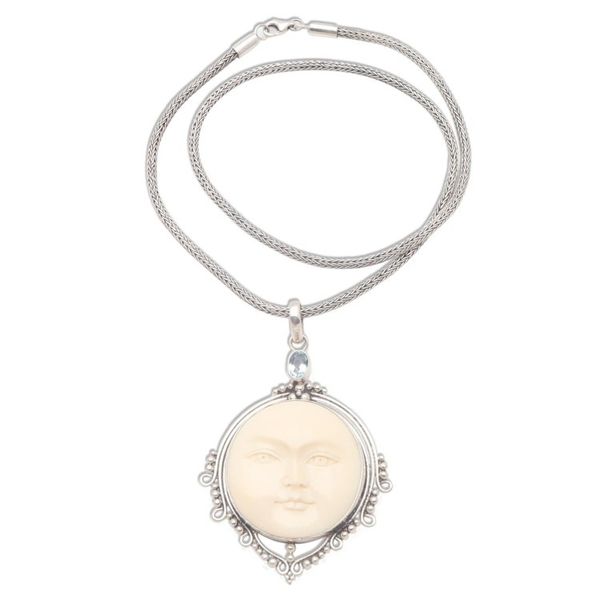 Alternate image for Blue topaz necklace Sunday