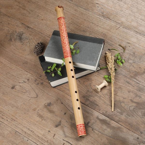 Alternate image for Handmade Bamboo Flute Bali Rose