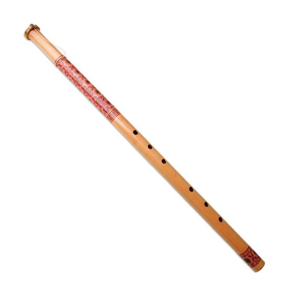 Alternate image for Handmade Bamboo Flute Bali Rose