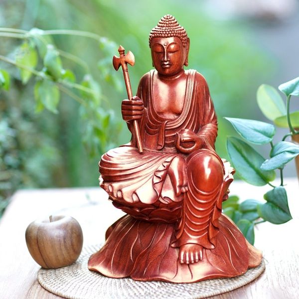 Alternate image for Unique Wood Sculpture from Indonesia Buddhas Journey
