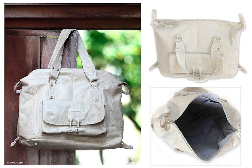 Leather travel bag 'Java Rush'