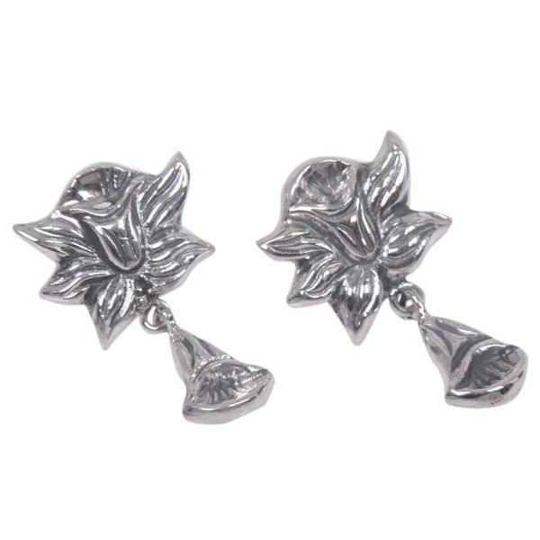 Alternate image for Sterling silver flower earrings Radiant Daffodils