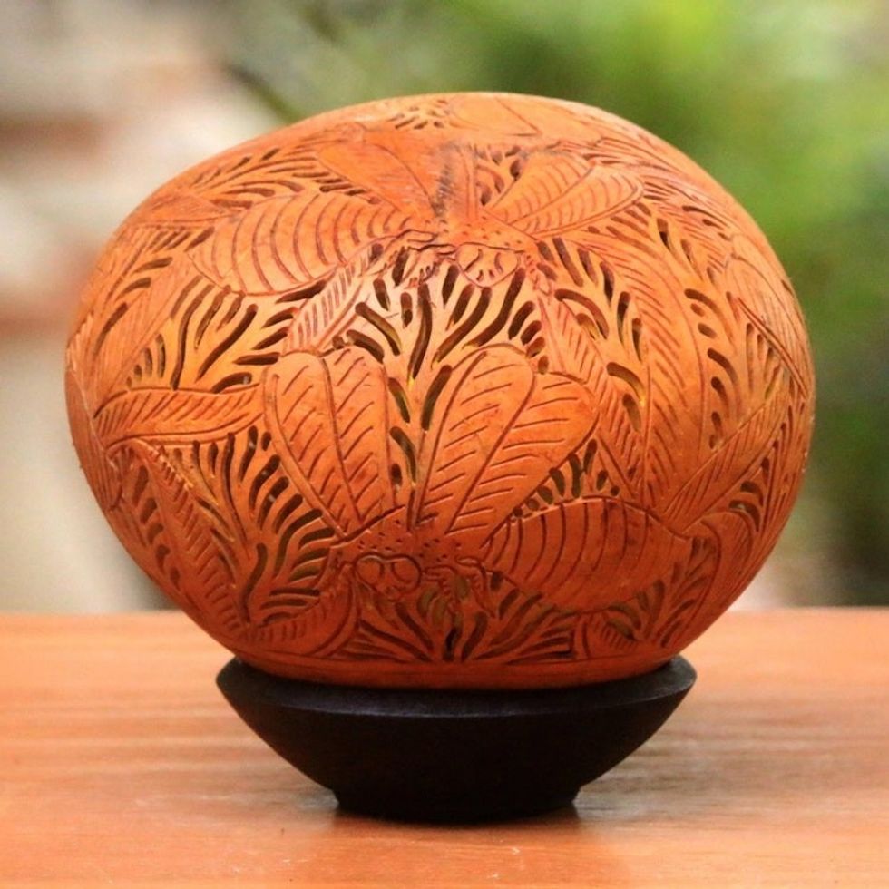 Coconut Shell Sculpture 'Beehive Jive'