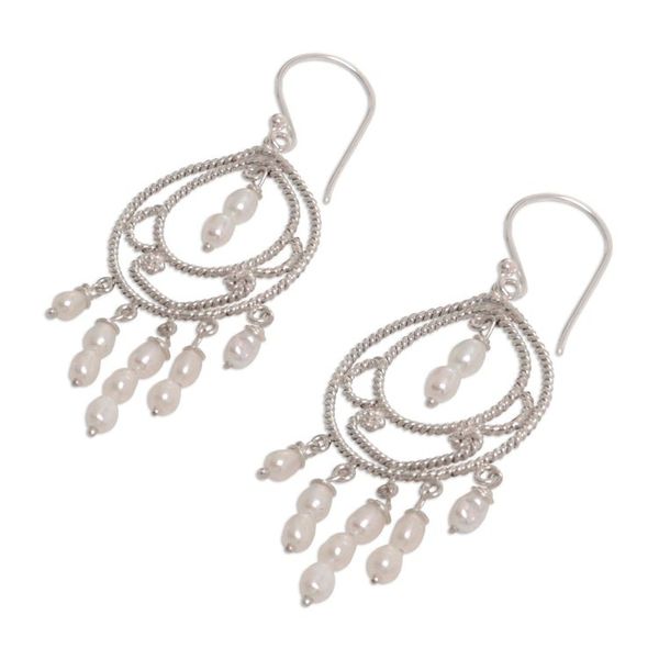 Alternate image for Pearl chandelier earrings Gracious Lady