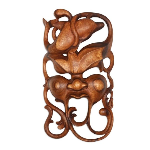 Alternate image for Wood mask Dolphin Bondres