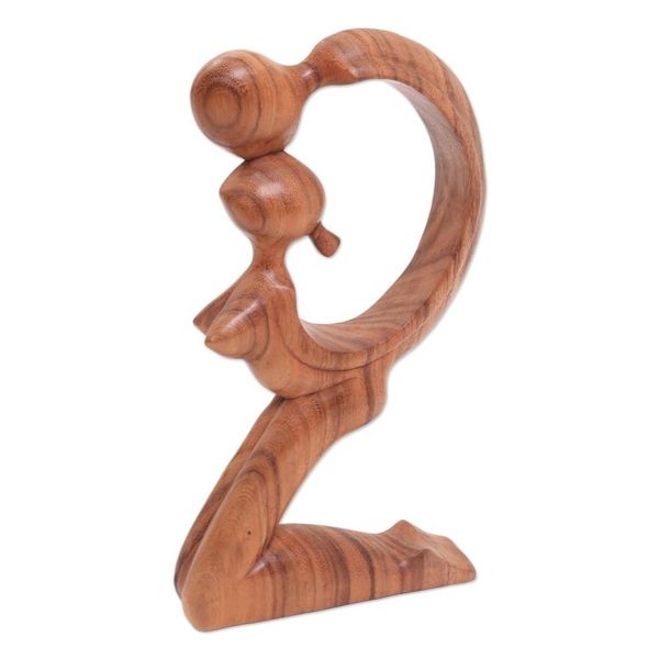 Alternate image for Romantic Wood Sculpture So in Love