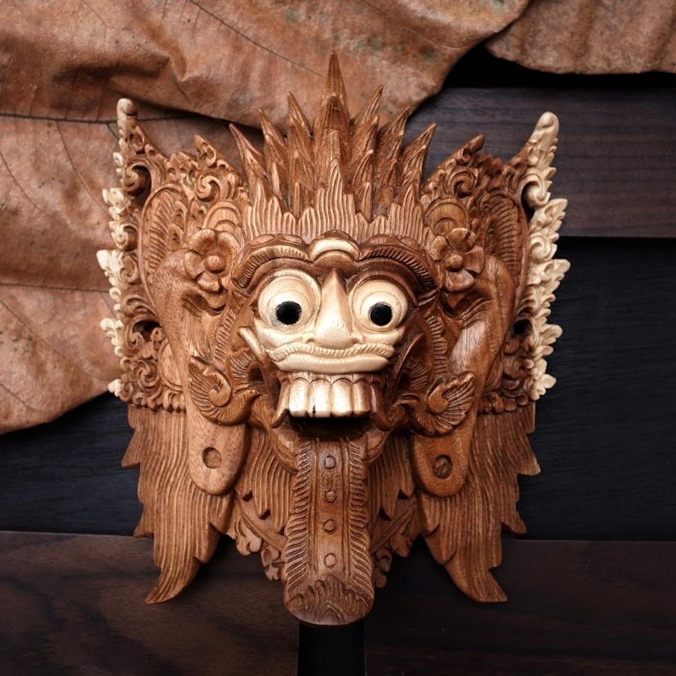 Ramayana Theme Witch Mask 'Demon Queen Rangda'