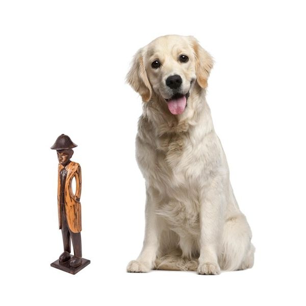 Alternate image for Colonial Style Indonesian Wood Sculpture Colonial Foreman