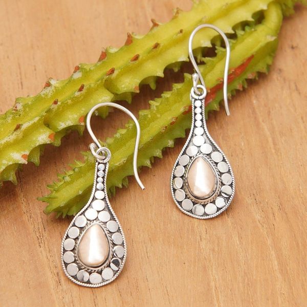 Alternate image for Fair Trade Earrings with Gold Accents Dragons Nest