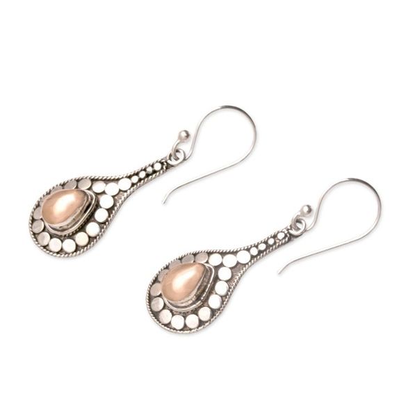 Alternate image for Fair Trade Earrings with Gold Accents Dragons Nest