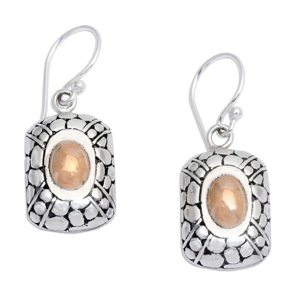 Alternate image for Gold Accent Dangle Earrings from Bali Kissed by the Sun