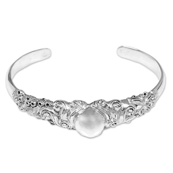 Alternate image for Sterling Silver Cuff Bracelet of an Octopus from Indonesia Octopus of the Deep