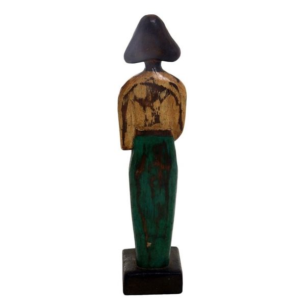 Alternate image for Lovely Mother and Child Sculpture in Hand Carved Wood Lovely Mother