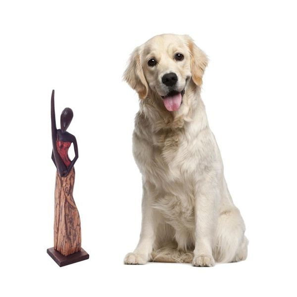 Alternate image for Handcrafted Artisan Sculpture of Woman with Didgeridoo Didgeridoo Lady