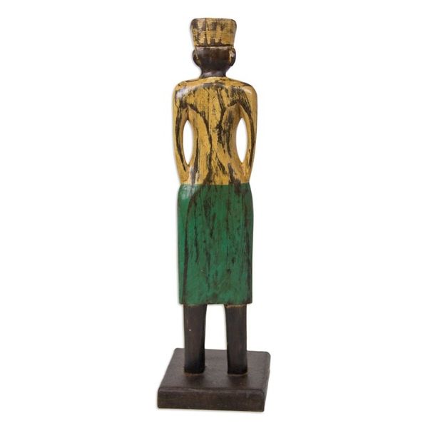 Alternate image for Indonesian Colonial Style Wood Sculpture Regional Chief