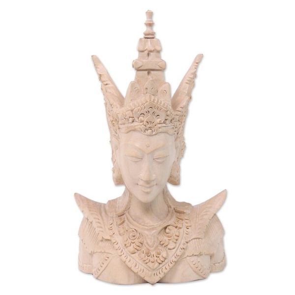 Alternate image for Indonesian Art Wood Sculpture of Rama Hindu Legend Carving Rama