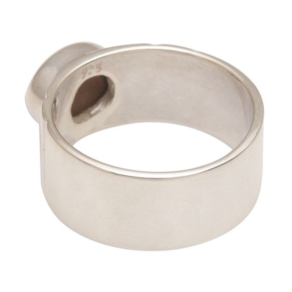 Alternate image for Handmade Opal 925 Sterling Silver Cocktail Ring Bali Luminous Sky
