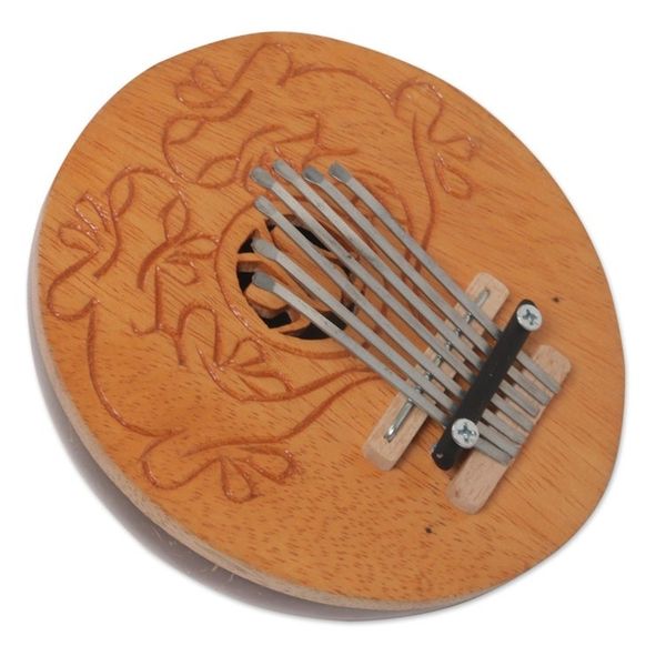 Alternate image for Handcrafted Coconut Shell Kalimba Thumb Piano from Bali Gecko Melody