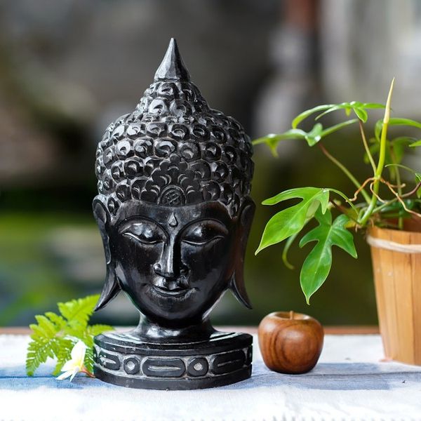 Alternate image for Albesia Wood Sculpture of Buddha from Indonesia Peaceful Soul