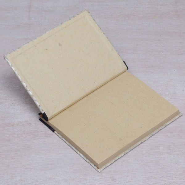 Alternate image for Pandan Leaf Woven Journal with 100 Rice Straw Pages Weaver Wonder